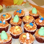 Birds Nest Cupcakes