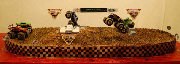 Monster Jam Cake