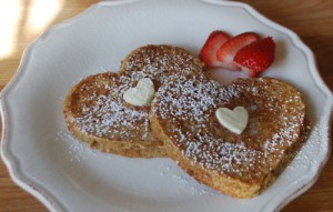 Heart Shaped French Toast