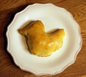 Duck Shaped Calzone