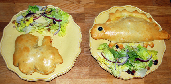 Fun shaped Calzones