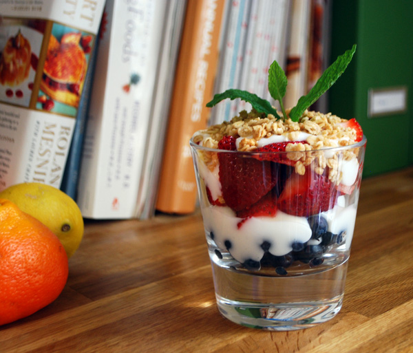 Fruit n Yogurt parfait for Memorial Day