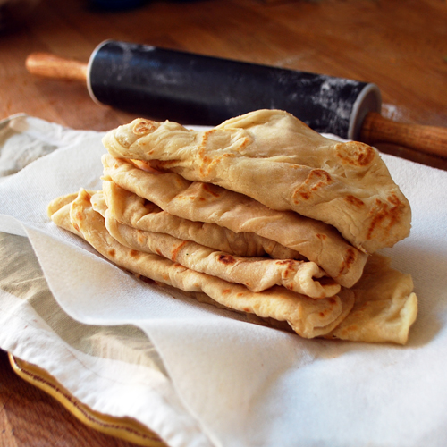 Stack of Fresh Roti