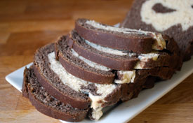 Sliced White and Cocoa bread