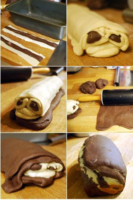 Step by step dough shaping
