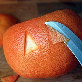 Carving a Grapefruit