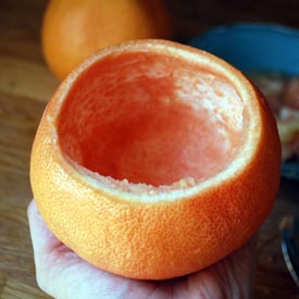 Carving a Grapefruit