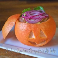 Jack-o-Lantern Grapefruit Salad