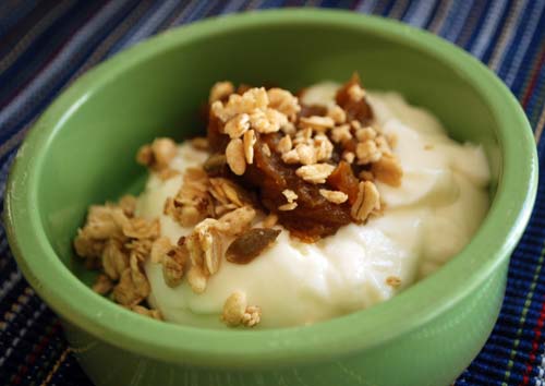 Pumpkin Butter, Yogurt, and Granola Treat