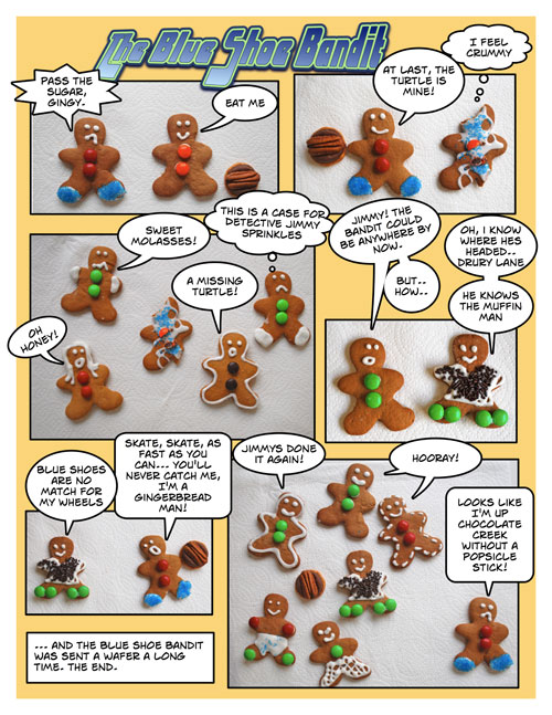 Gingerbread Man Comic