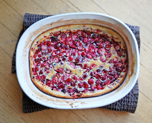 Cranberry Clafouti