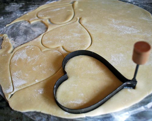 Pie Dough Heart Cut Out