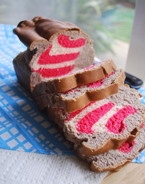 Slice Loaf of The Cats Hat Bread