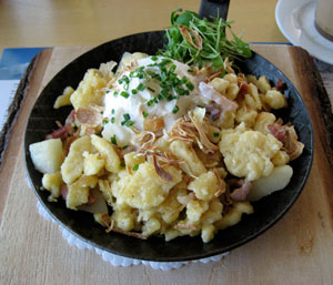 Spaetzle from Piz Gloria