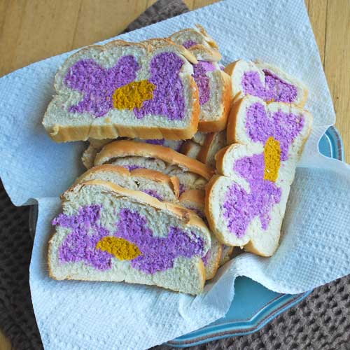 Basket of Flower Bread