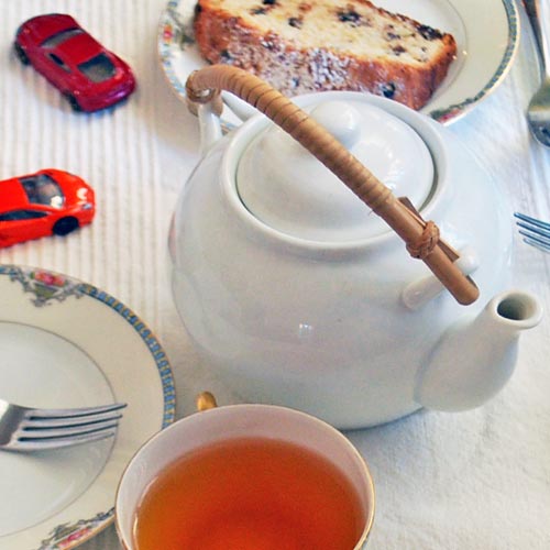Tea Party with Race Cars