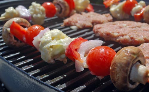 Grilling Kabobs