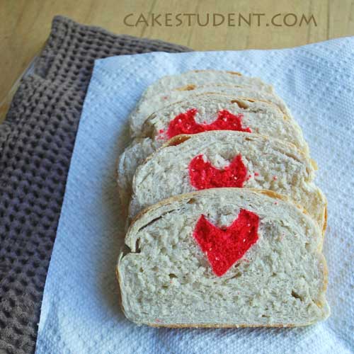Heart Bread Slices