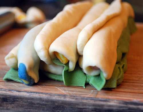 Assembled Flower Field Bread