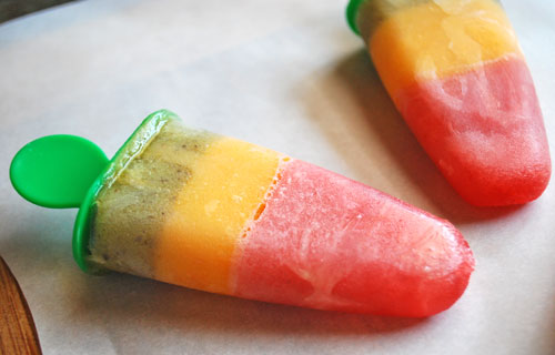 Traffic Light Popsicles