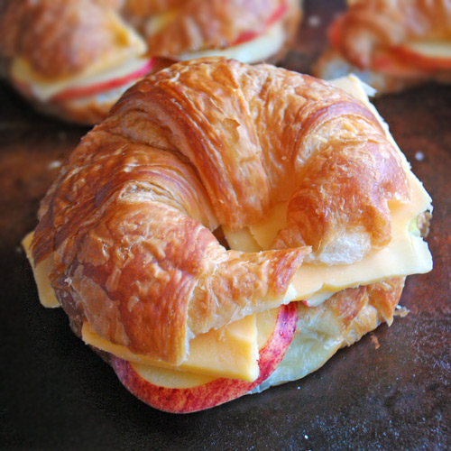 Apple Cheese Croissantwich