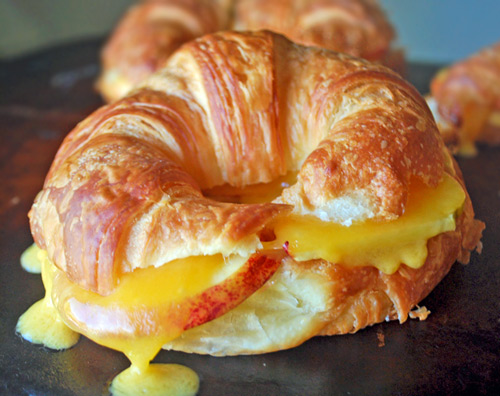 Apple Cheese Croissant Sandwich