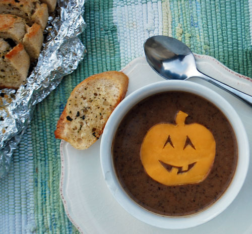 Halloween Black Bean Soup