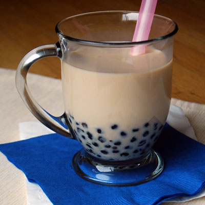 Mug of Almond Milk Bubble Tea