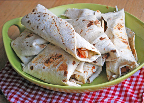 Spicy Thai Chicken Wraps