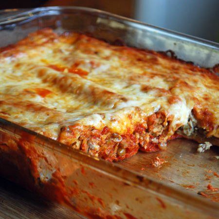 Baked Manicotti Casserole