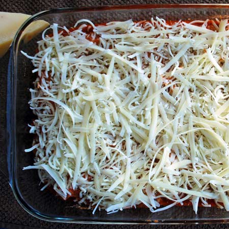 Topped with Fresh Shredded Parmesan Cheese