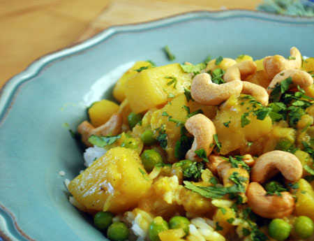 Potato Pineapple Curry