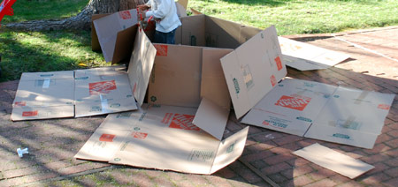 Cardboard Rocket Ship