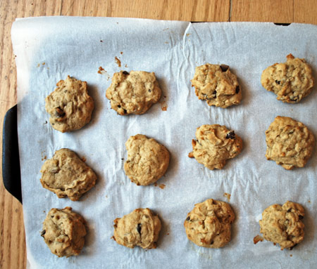 Banana Sunflower Seed Cookies