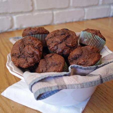 Chocolate Beet Muffins