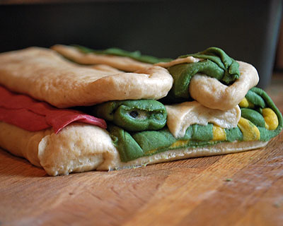 Assembling the dough