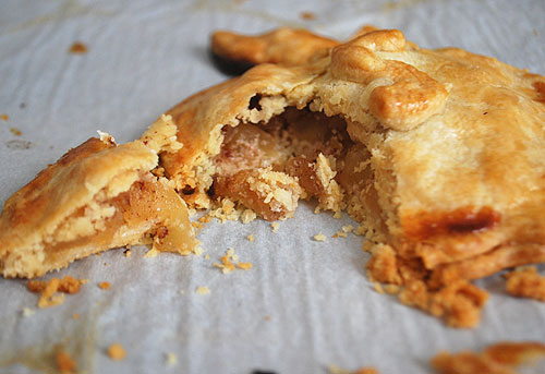 Apple hand pie with Cream Cheese and Cinnamon
