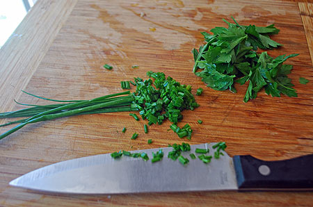 Chopping Chives