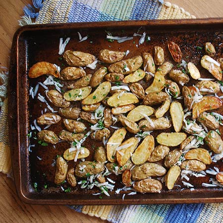 Roasted Parmesan & Garlic Baby Potatoes