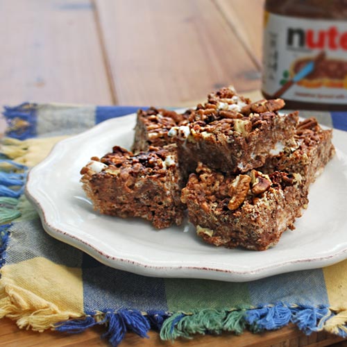 Rocky Nutella Krispie Treats