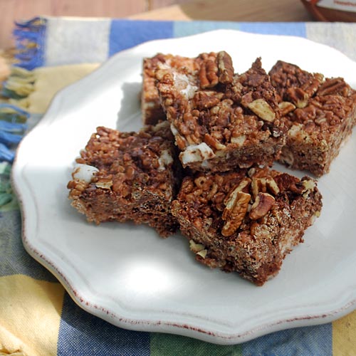 Rocky Nutella Krispie Treats