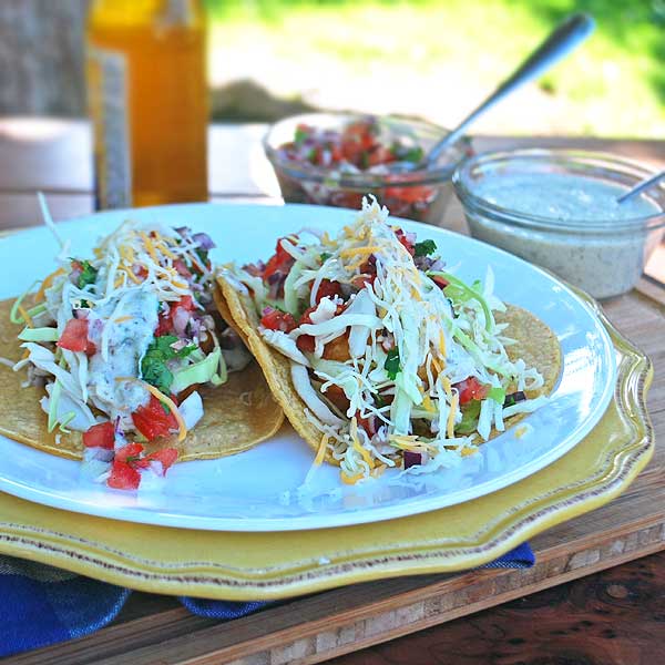 Beer Battered Fish Tacos