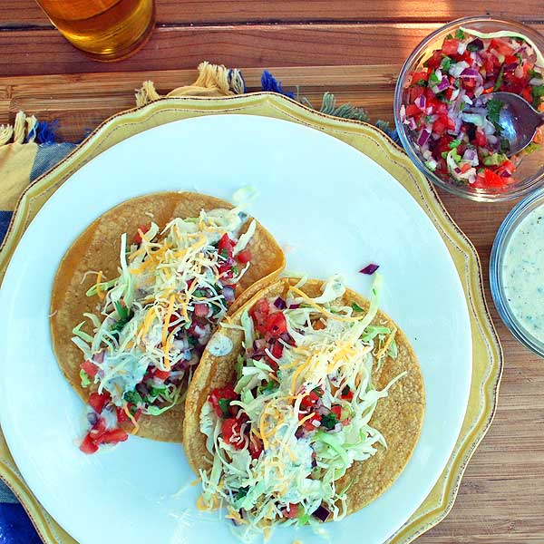 Beer Battered Fish Tacos