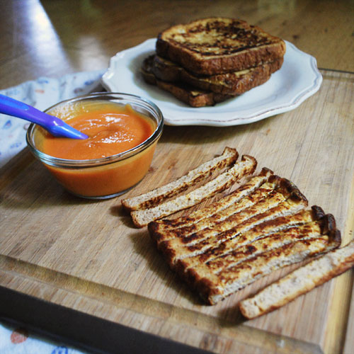 Yam Apple French Toast