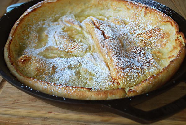 Dutch Baby Pancake Cast Iron Skillet