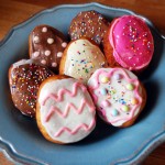 Easter Egg Shaped Donuts