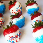 4th of July Chocolate Strawberries