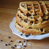 Happy Happy Joy Joy Waffles Stack of Waffles