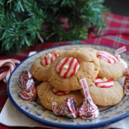 Peanut Butter Peppermint Cookies