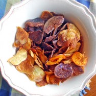 Home made potato chips